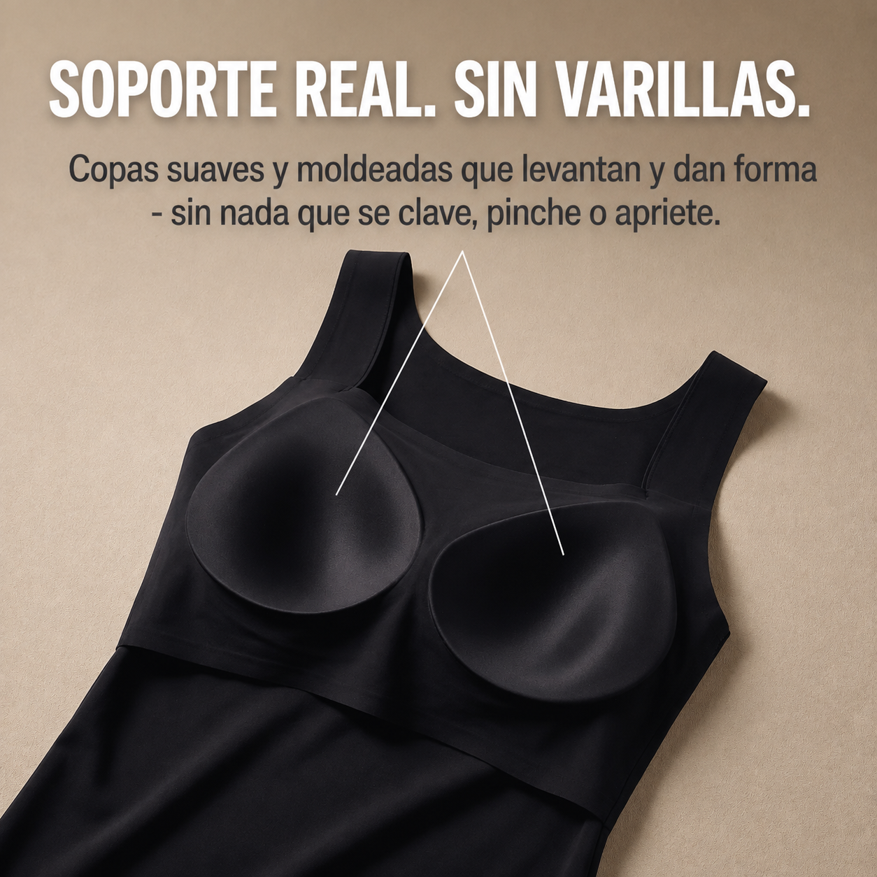Camiseta Nevoa sujetador integrado