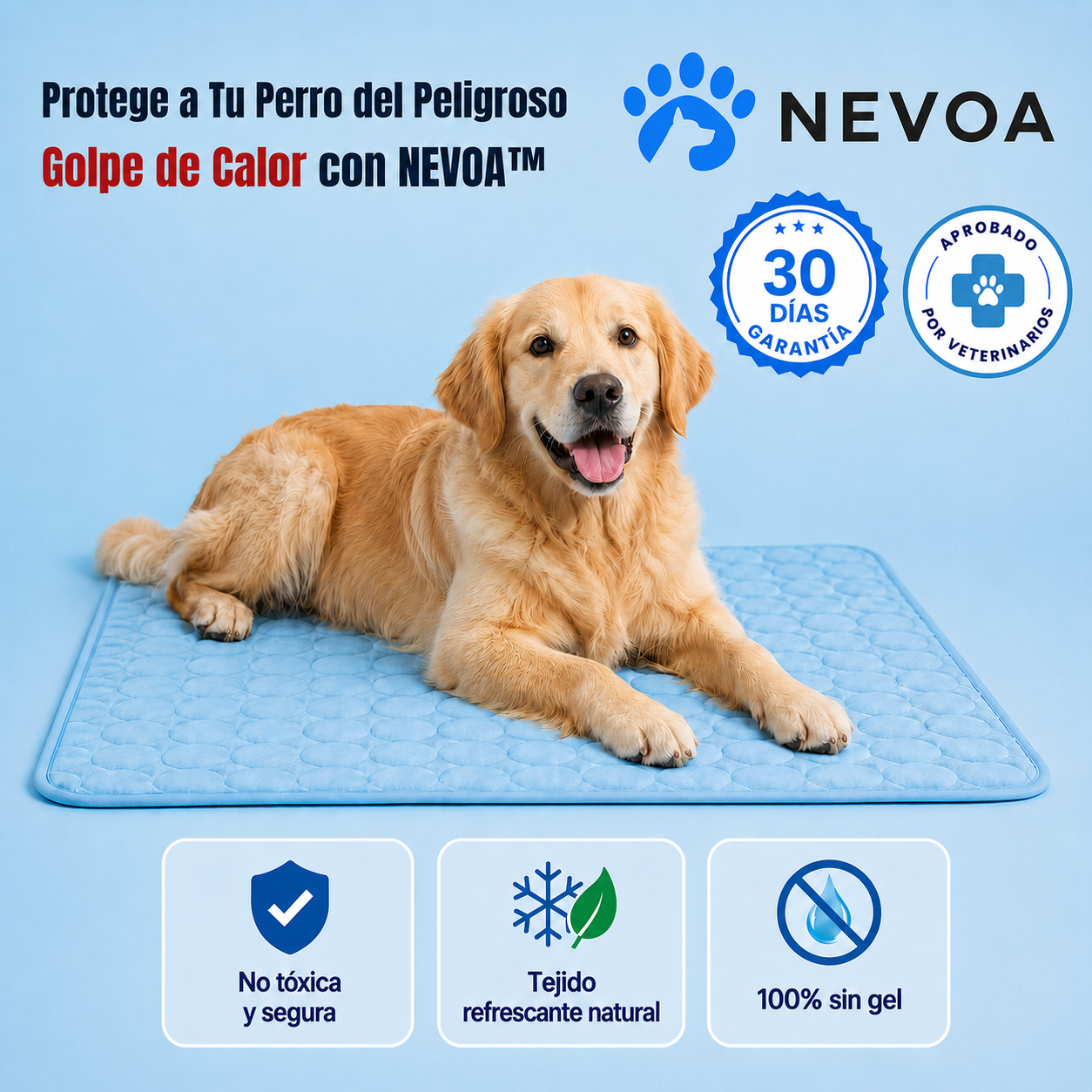 manta refrescante para perros